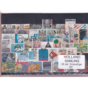 Holland Samling - 38 Stk. Stemplet/Ustemplet