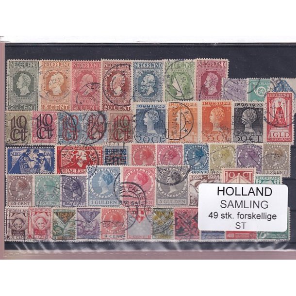 Holland Samling - 49 Stk. Stemplet