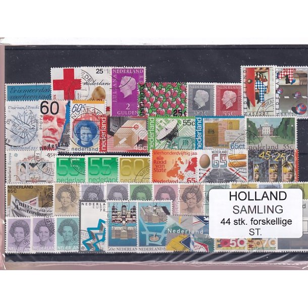 Holland Samling - 44 Stk. Stemplet/Ustemplet