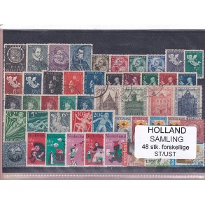 Holland Samling - 48 Stk. Stemplet/Ustemplet