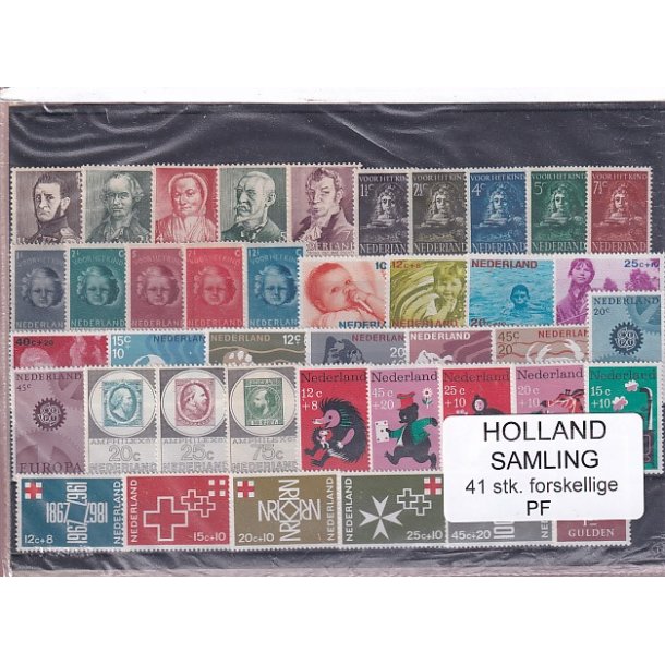 Holland Samling - 41 Stk. - Postfrisk