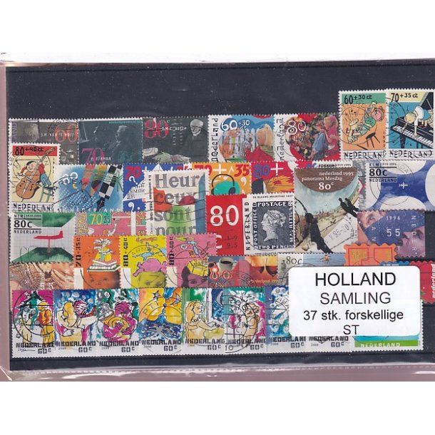 Holland Samling - 37 Stk. Stemplet/Ustemplet