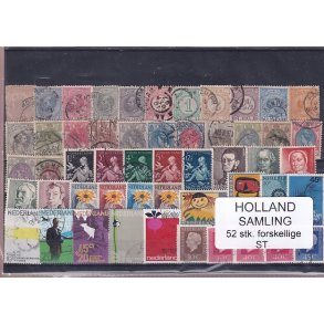 Holland Samling - 52 Stk. Stemplet/Ustemplet