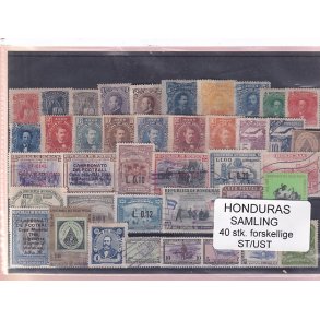Honduras Samling - 40 Stk. Stemplet/Ustemplet