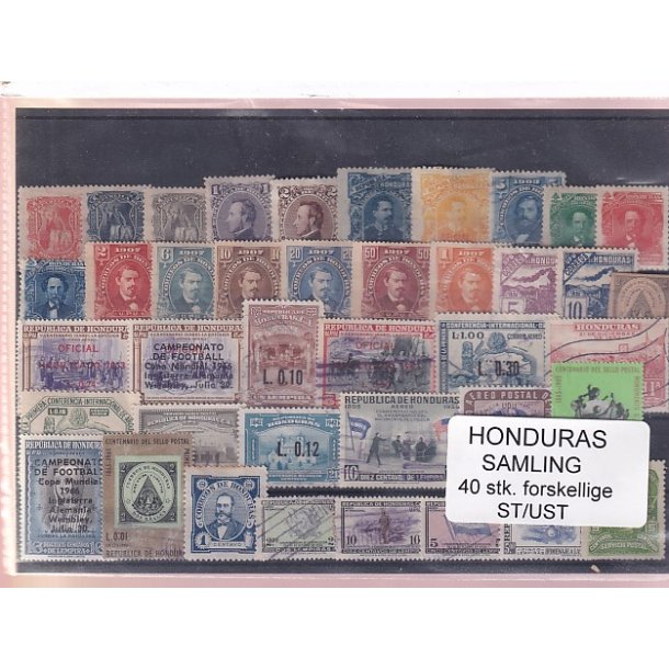 Honduras Samling - 40 Stk. Stemplet/Ustemplet