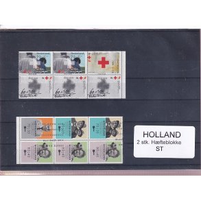 Holland - 2 Stk. Hfteblokke - Stemplet