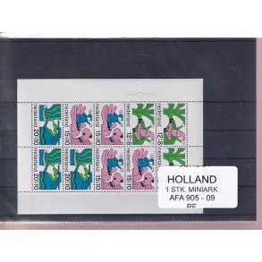 Holland - 1 Stk. Miniark - AFA 905 - 09 - Postfrisk