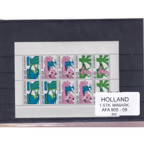 Holland - 1 Stk. Miniark - AFA 905 - 09 - Postfrisk