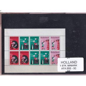 Holland - 1 Stk. Miniark - AFA 888 - 90- Postfrisk