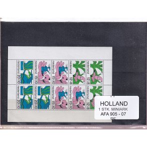 Holland - 1 Stk. Miniark - AFA 905 - 07 - Postfrisk