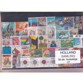 Holland Samling - 38 Stk. Stemplet/Ustemplet