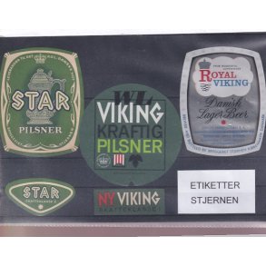 Etiketter - Stjernen -  3 Stk.