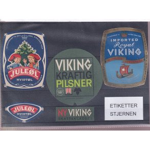 Etiketter - Stjernen -  3 Stk.