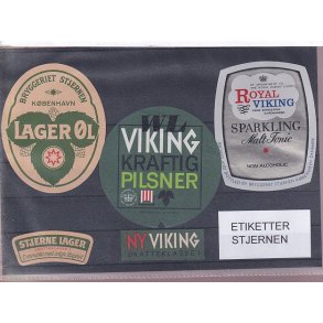 Etiketter - Stjernen -  3 Stk.