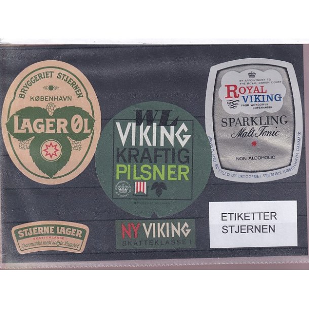 Etiketter - Stjernen -  3 Stk.