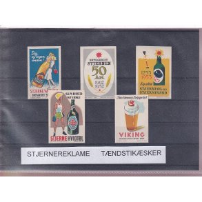 Stjernereklame til Tndstiksker -  5 Stk.