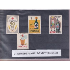 Stjernereklame til Tndstiksker -  4 Stk.