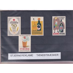Stjernereklame til Tndstiksker -  4 Stk.