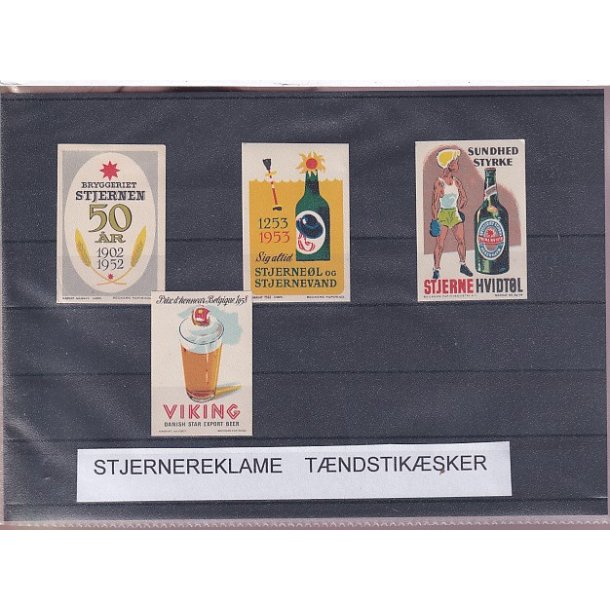 Stjernereklame til Tndstiksker -  4 Stk.