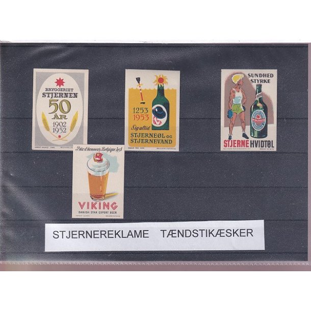 Stjernereklame til Tndstiksker -  4 Stk.