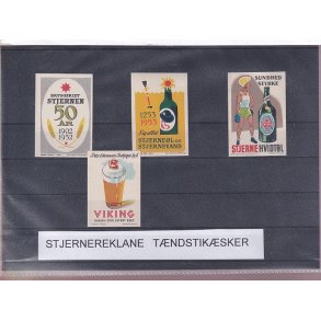 Stjernereklame til Tndstiksker -  4 Stk.