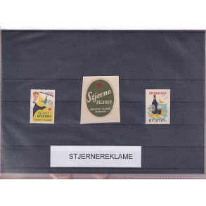 Stjernereklame - 3 Stk.