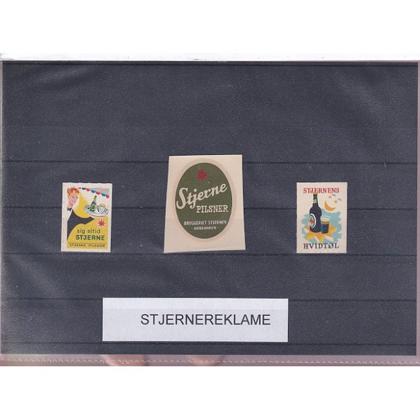 Stjernereklame - 3 Stk.