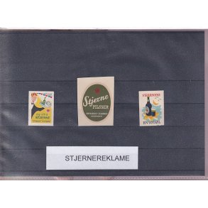 Stjernereklame - 3 Stk.