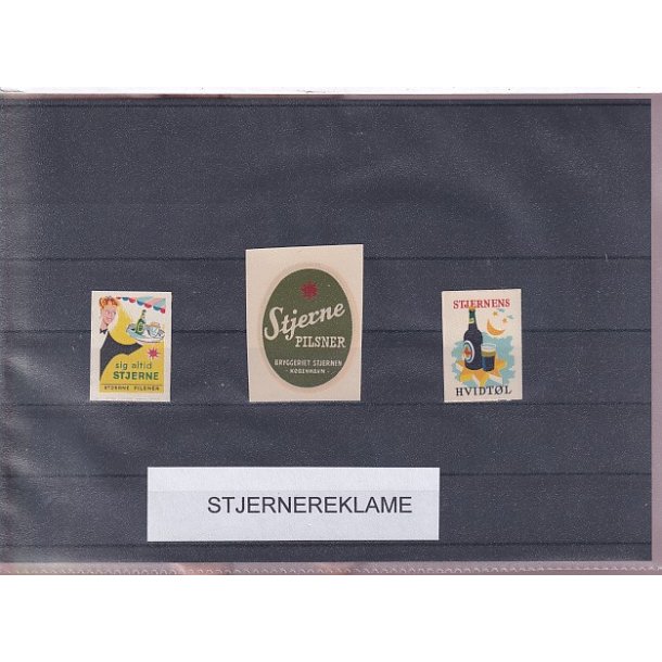 Stjernereklame - 3 Stk.