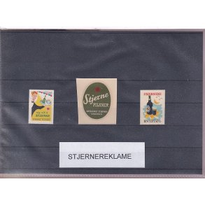 Stjernereklame - 3 Stk.