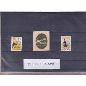 Stjernereklame - 3 Stk.