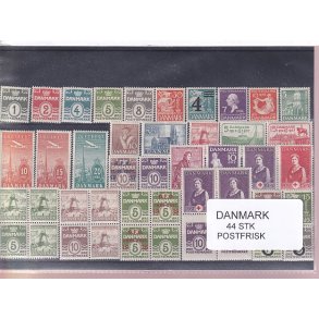 Danmark Samling - 44 Stk. - Postfrisk