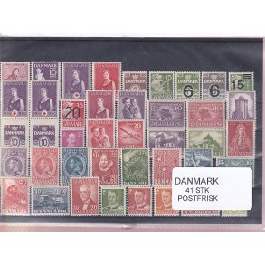 Danmark Samling - 41 Stk. - Postfrisk
