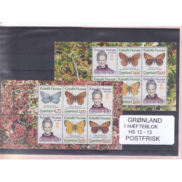 Grnland - Hfteblok HS 12 - 13 - Postfrisk