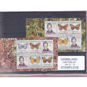 Grnland - Hfteblokke  HS 12 - HS 13 - Stemplet
