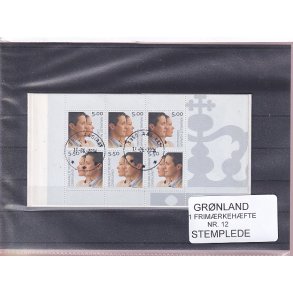 Grnland - Frimrkehfte NR. 12 - Stemplet