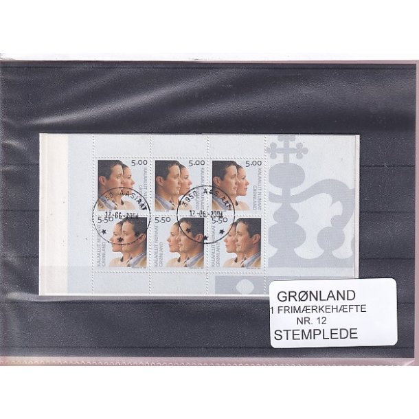 Grnland - Frimrkehfte NR. 12 - Stemplet