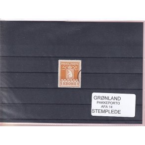 Grnland - Pakkeporto AFA - 14 - Stemplet