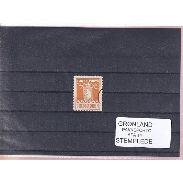 Grnland - Pakkeporto AFA - 14 - Stemplet