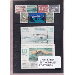 Grnland - 1987 Frimrker Komplet - Postfrisk