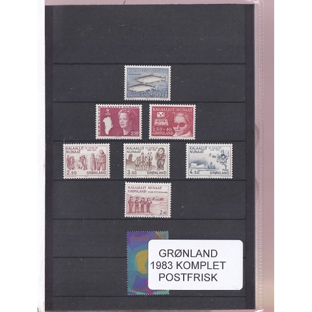 Grnland - 1983 Frimrker Komplet - Postfrisk