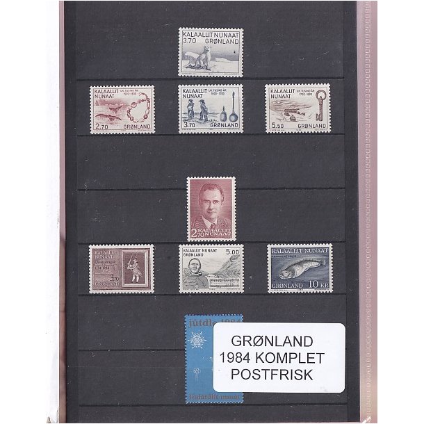 Grnland - 1984 Frimrker Komplet - Postfrisk