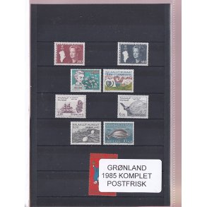 Grnland - 1985 Frimrker Komplet - Postfrisk