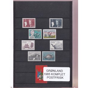 Grnland - 1985 Frimrker Komplet - Postfrisk