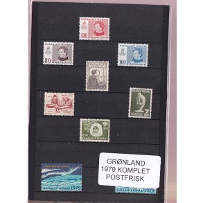 Grnland - 1979 Frimrker Komplet - Postfrisk