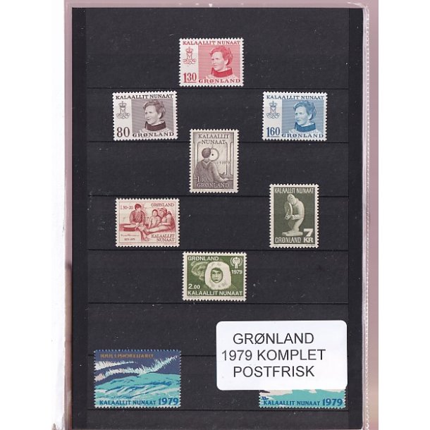 Grnland - 1979 Frimrker Komplet - Postfrisk