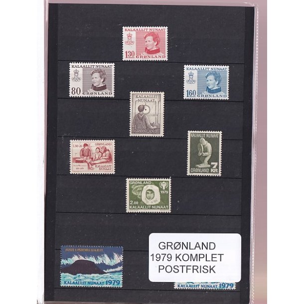 Grnland - 1979 Frimrker Komplet - Postfrisk