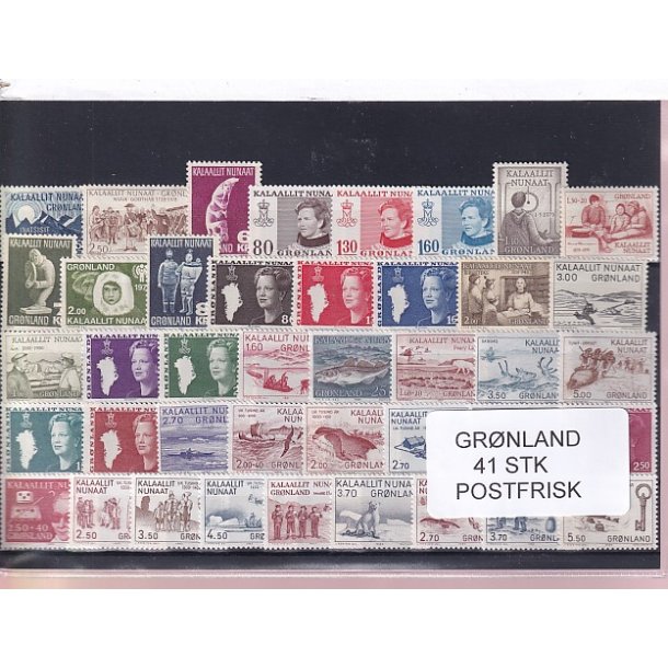 Grnland - 41 STK. - Postfrisk