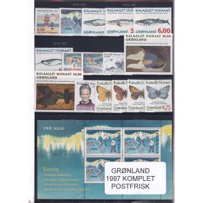 Grnland - 1997 Frimrker Komplet - Postfrisk
