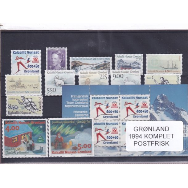 Grnland - 1994 Frimrker Komplet - Postfrisk
